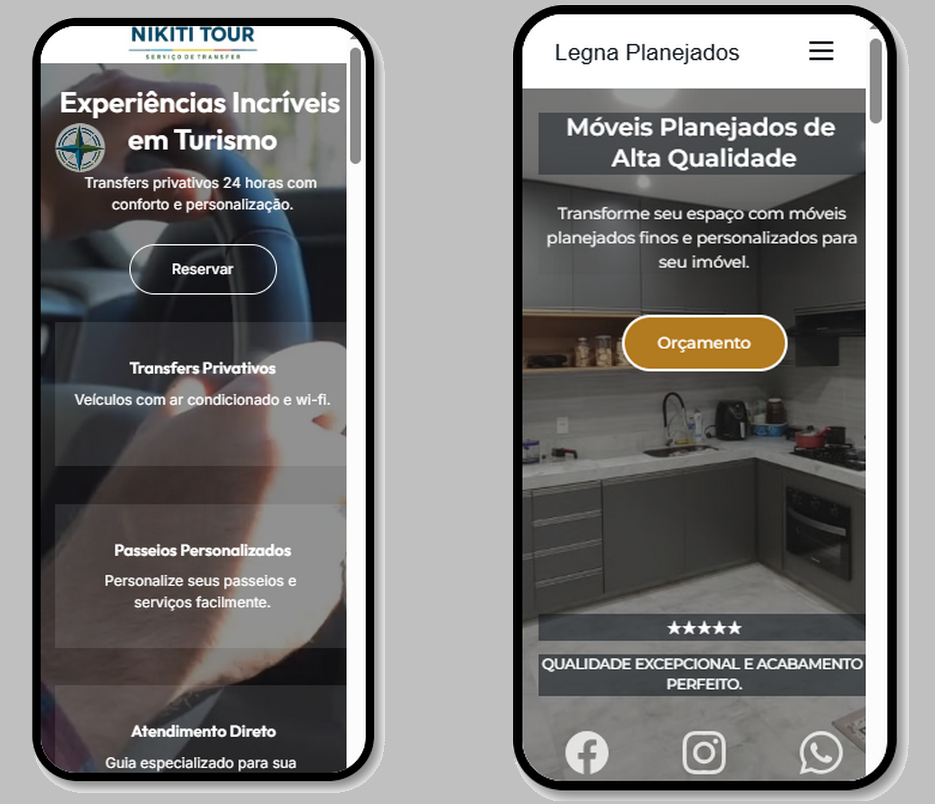 Site tipo app Aldo Lima de Souza